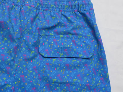 Bermuda Vineyard Vines Xchico Xs Azul Figuras (Usado)