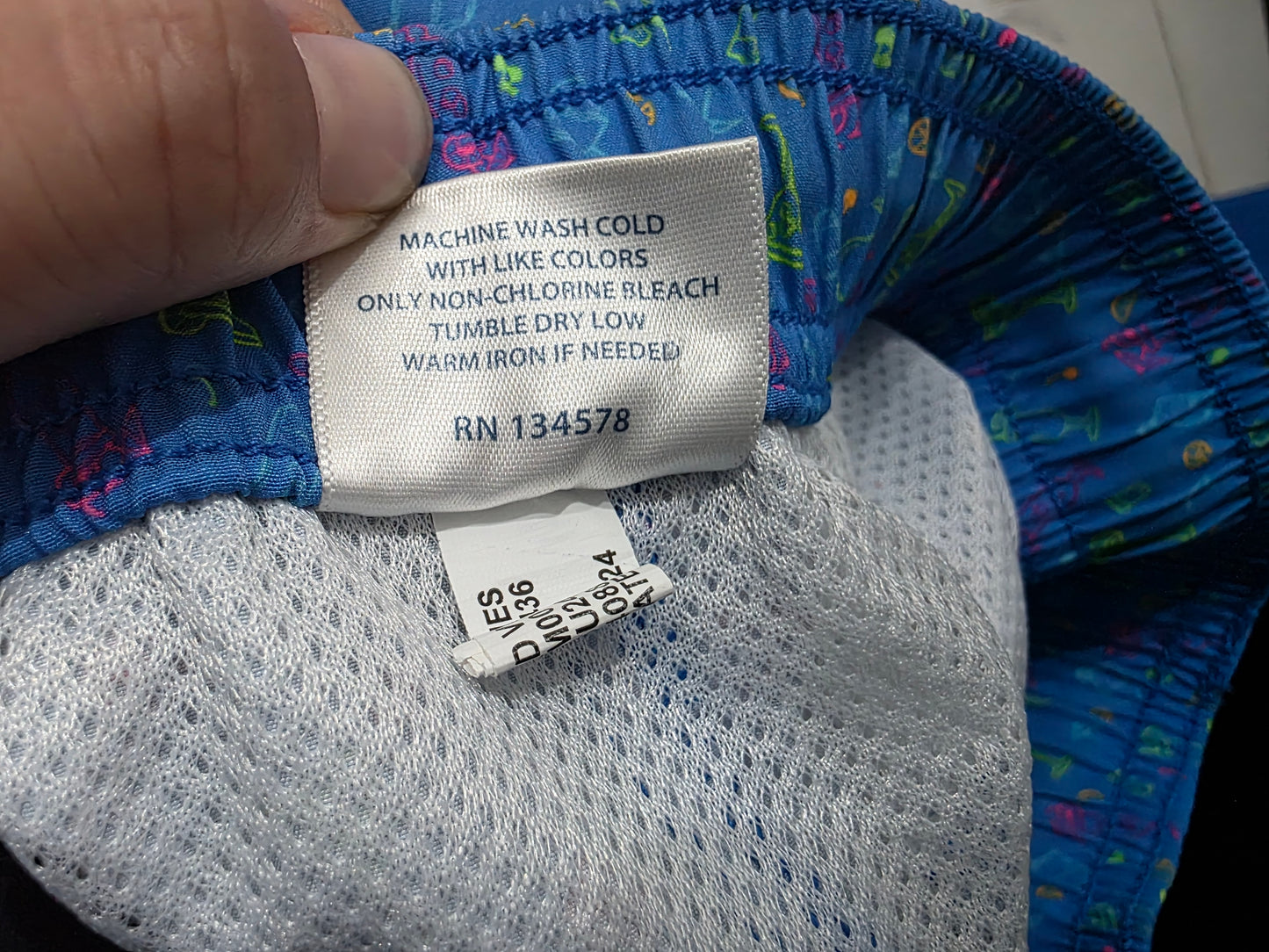 Bermuda Vineyard Vines Xchico Xs Azul Figuras (Usado)