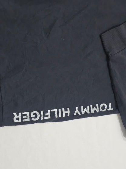 Sudadera Delgada Tommy Hilfiger Chico S Azul Deslavado (NUEVO)