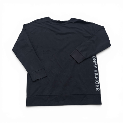 Sudadera Delgada Tommy Hilfiger Chico S Azul Deslavado (NUEVO)