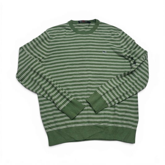 Sueter Vineyard Vines Mediana M Verde Lineas (NUEVO)
