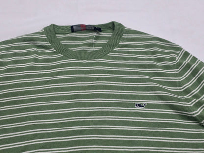 Sueter Vineyard Vines Mediana M Verde Lineas (NUEVO)
