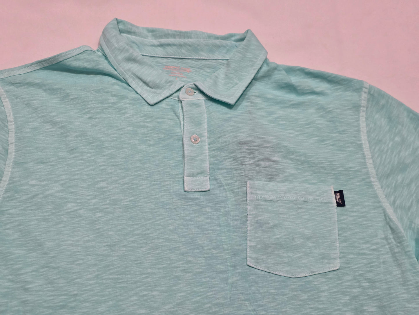 Playera Polo Vineyard Vines Grande L Azul Agua (NUEVO)