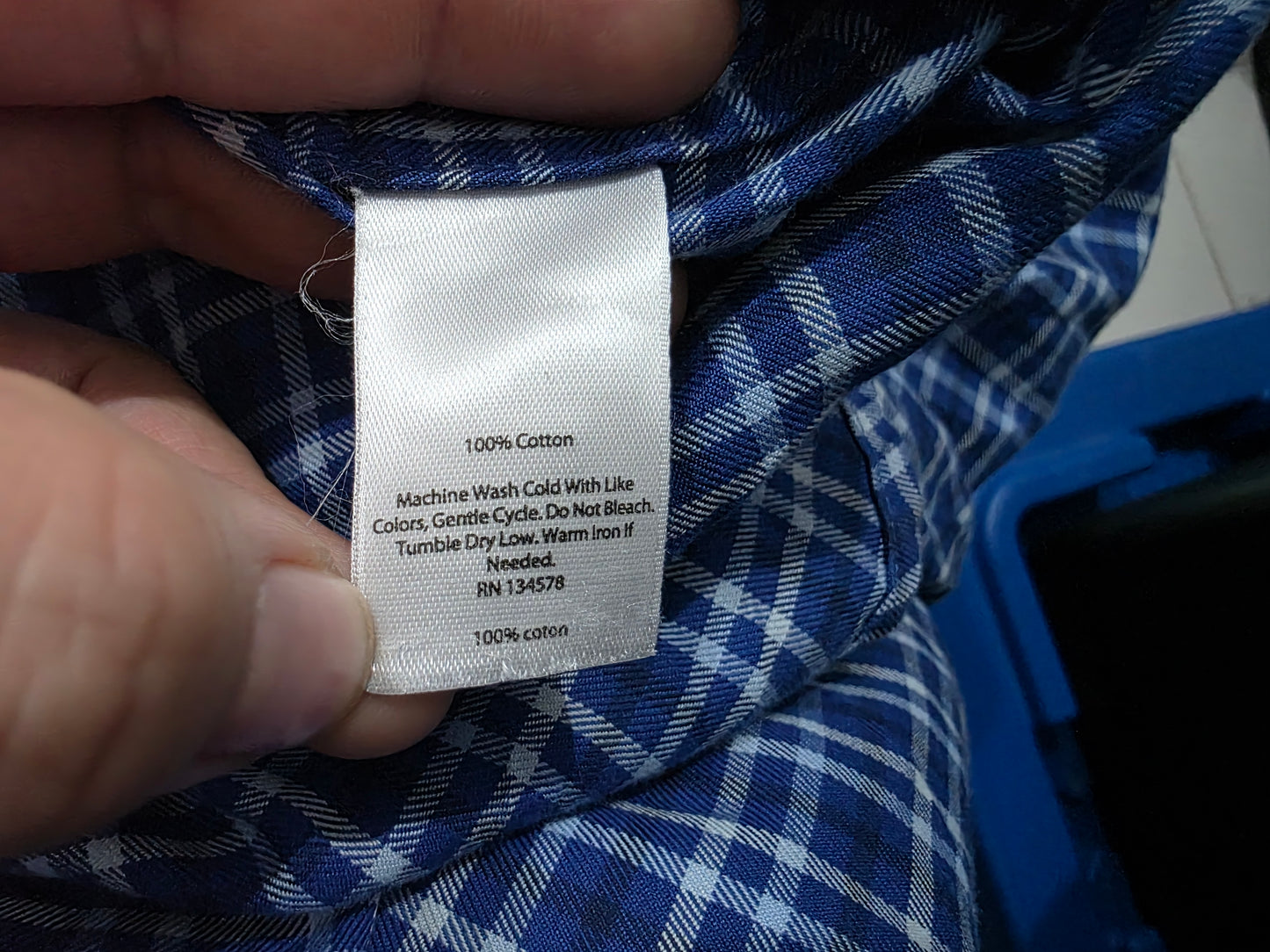 Camisa Vineyard Vines Grandel Classicfit Azul Marino Cuadro (Usado)