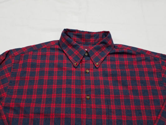 Camisa Brooks Brothers Grande L Cuadro Rojo Azul (Usado)