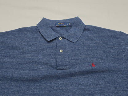 Playera Polo Ralph Lauren Grande L Azul Pony Vino (Usado)