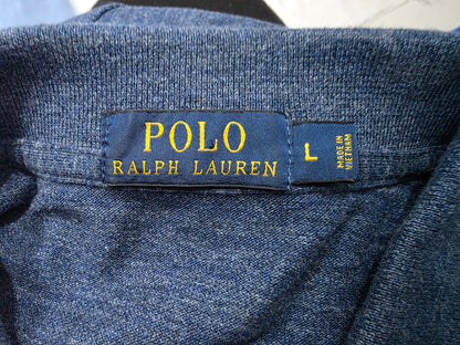 Playera Polo Ralph Lauren Grande L Azul Pony Vino (Usado)