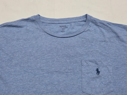Playera Ralph Lauren Grande L Azul Claro Pony Azul Bolsa (Usado)