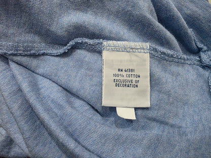 Playera Ralph Lauren Grande L Azul Claro Pony Azul Bolsa (Usado)