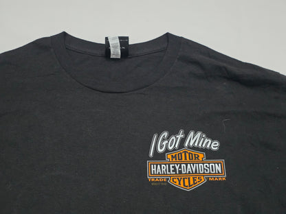 Playera Harley Davidson Grande L Negro (Usado)