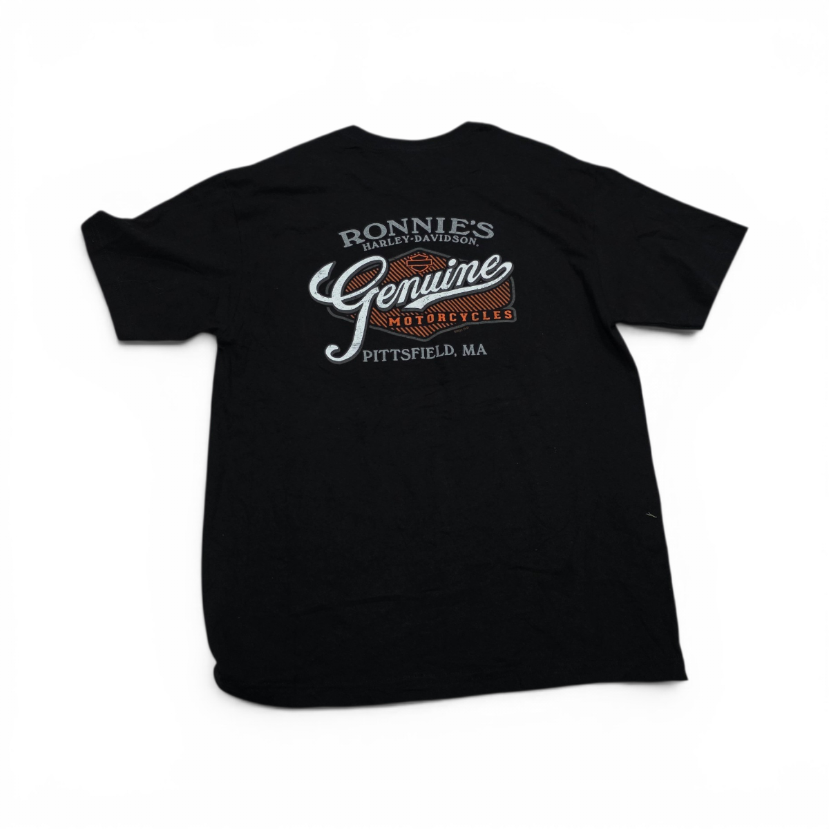 Playera Harley Davidson Grande L Negro (Usado)
