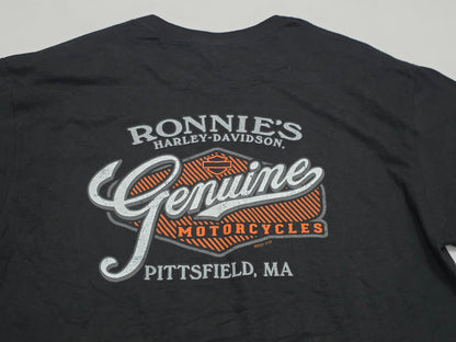 Playera Harley Davidson Grande L Negro (Usado)