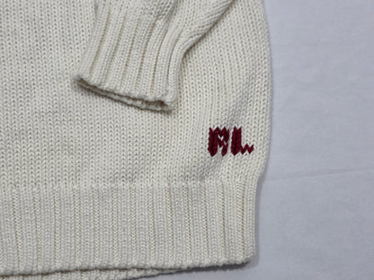Sueter Ralph Lauren Adolescente Xl Beige Bandera Usa (NUEVO