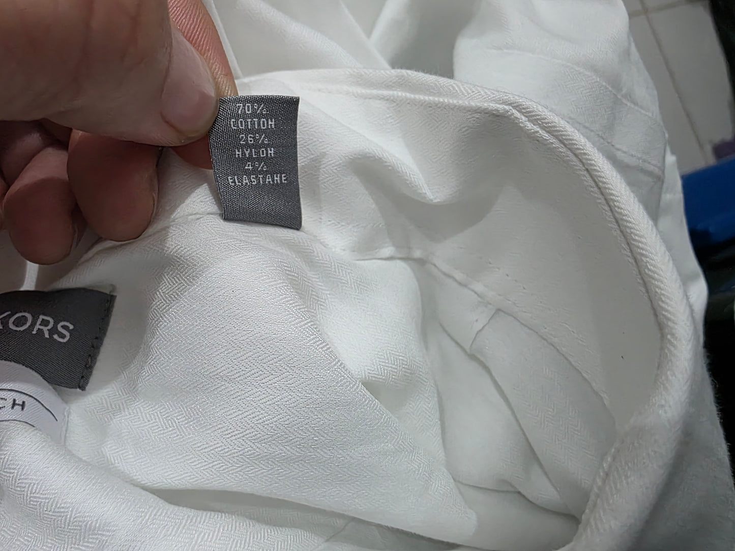 Camisa Michael Kors Xgrande Xl Blanca (Usado)