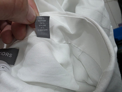 Camisa Michael Kors Xgrande Xl Blanca (Usado)