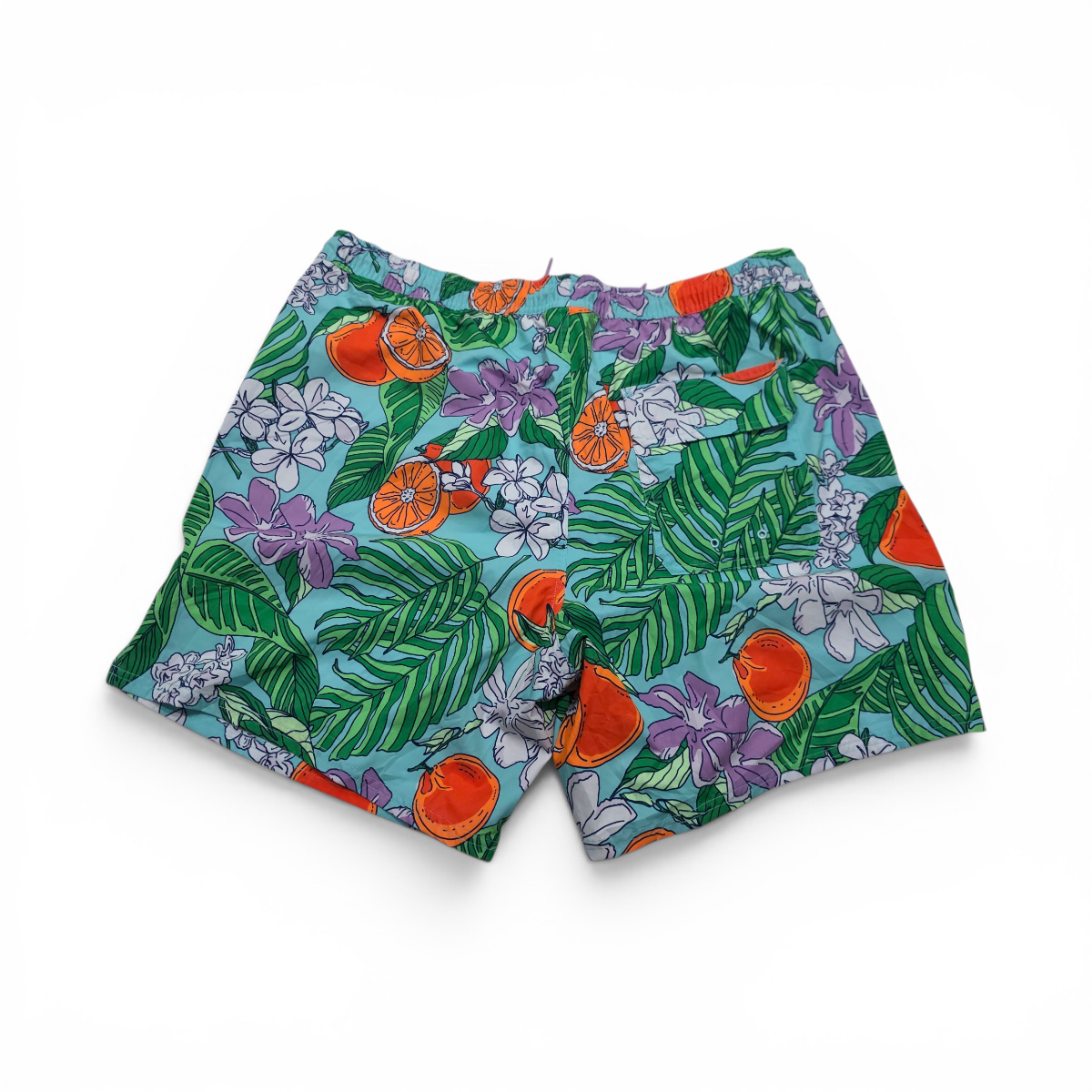 Bermuda Vineyard Vines Xgrande Xl Verde Flores (Usado)