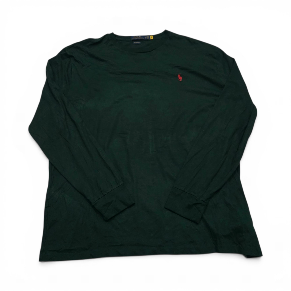 Playera Ralph Lauren Xgrande Xl Verde Big Pony Espalda (Usado)