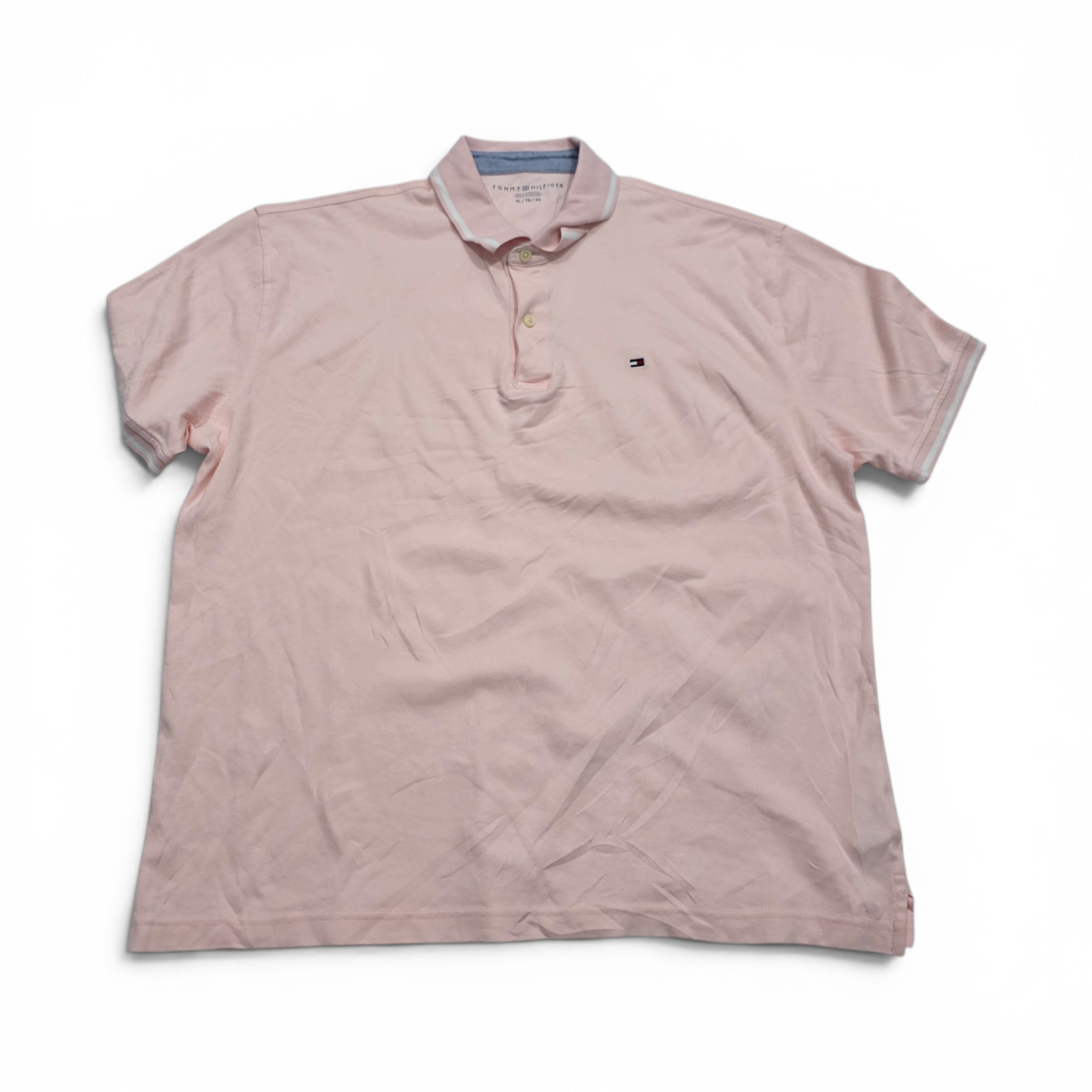 Playera Polo Tommy Hilfiger Xgrande L Rosa (Usado)
