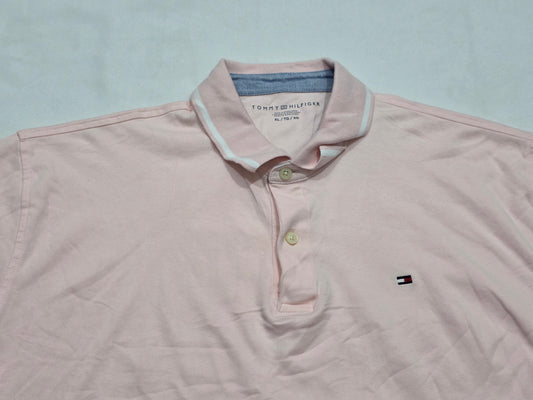 Playera Polo Tommy Hilfiger Xgrande L Rosa (Usado)