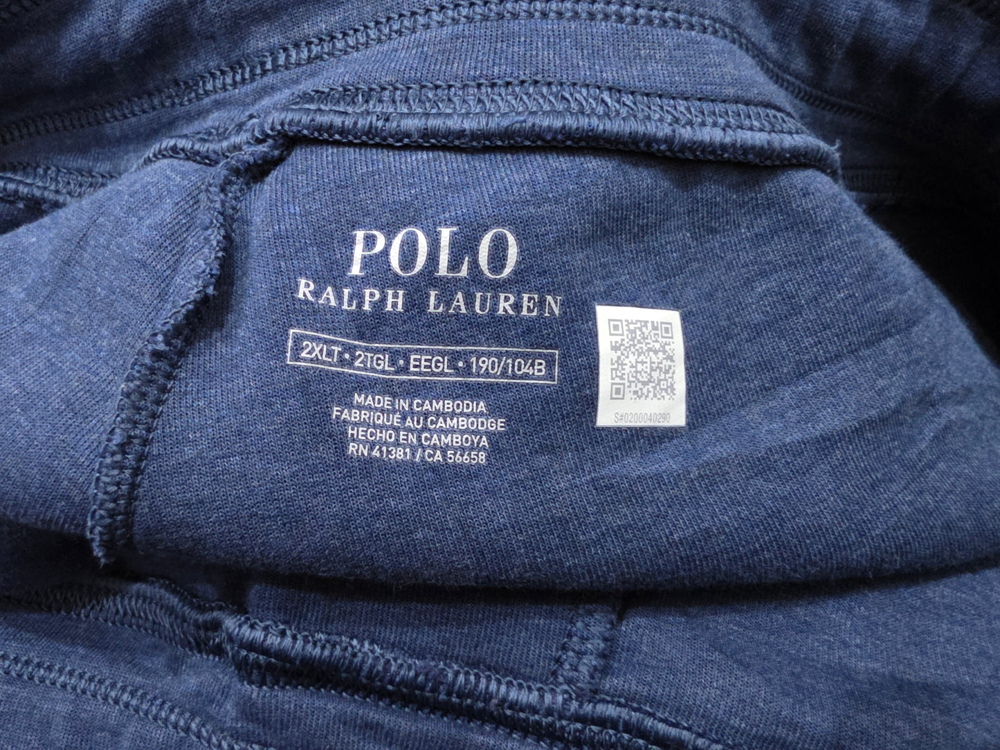 Conjunto Deportivo Ralph Lauren 2xl Azul (Usado)