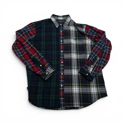 Camisa Ralphlauren 2xlclassicfit Cuadro Verde, Rojo Y Blanco (Usado)