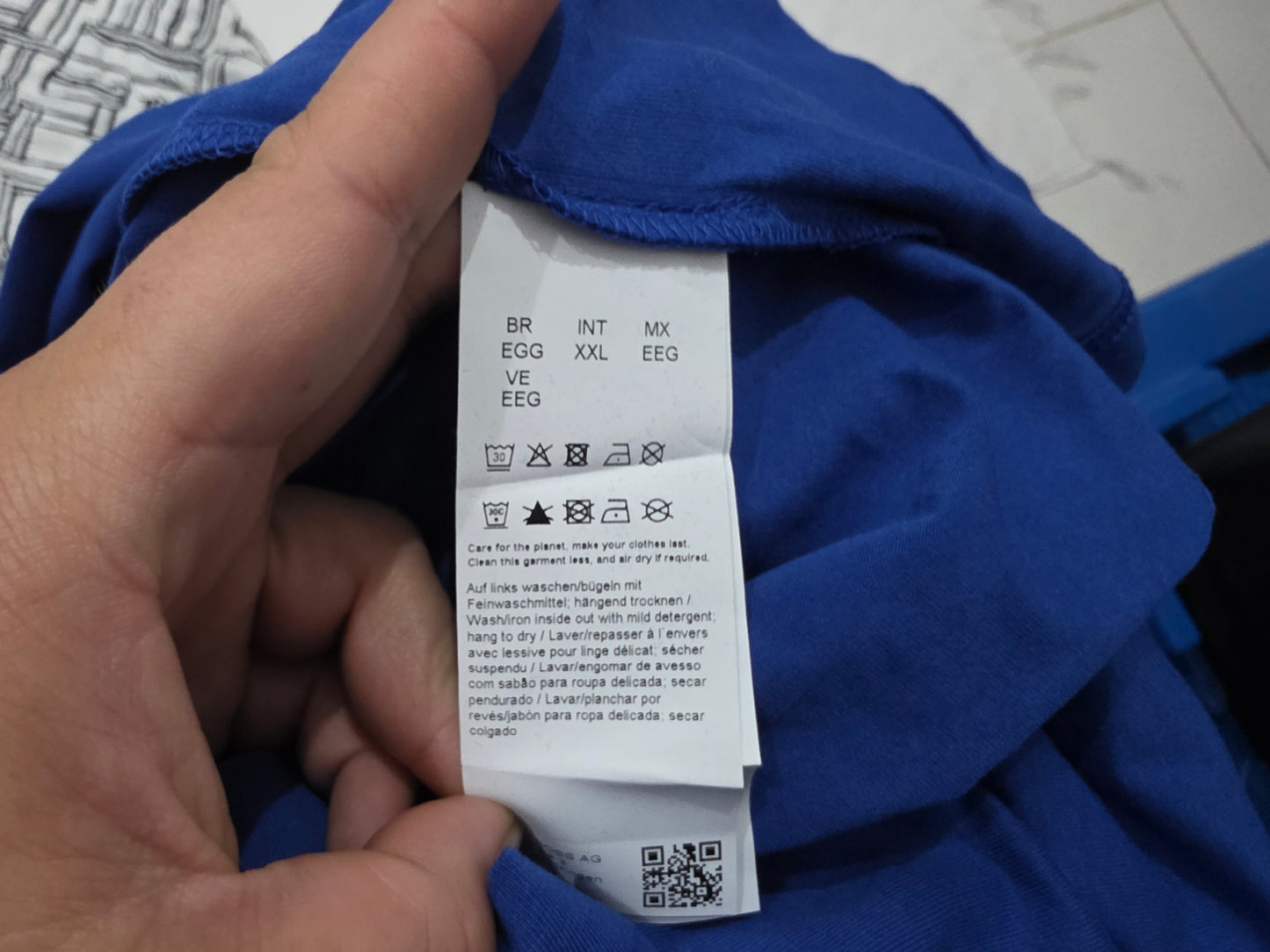 Playera Hugo Boss Xxl Azul Ny Giants (2XL)
