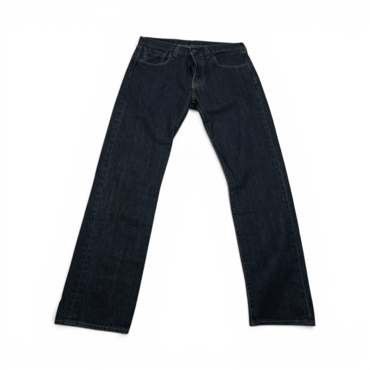 Pantalon Recto Levis 501 29x30 Azul Marino