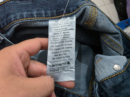 Pantalon Relaxed Carhartt 30x32 Azul Marino