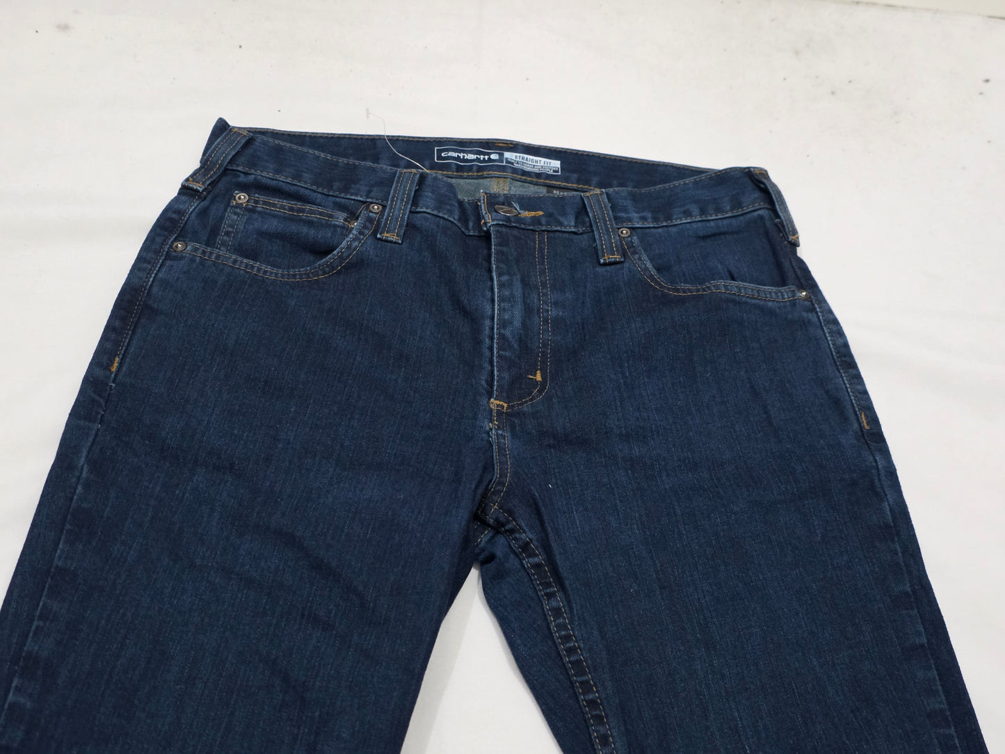 Pantalon Recto Carhartt 30x32 Azul Straightfit