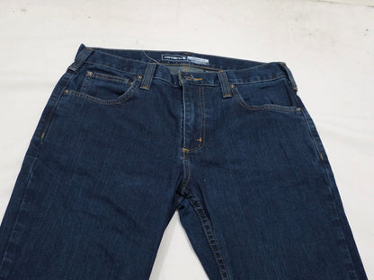 Pantalon Recto Carhartt 30x32 Azul Straightfit