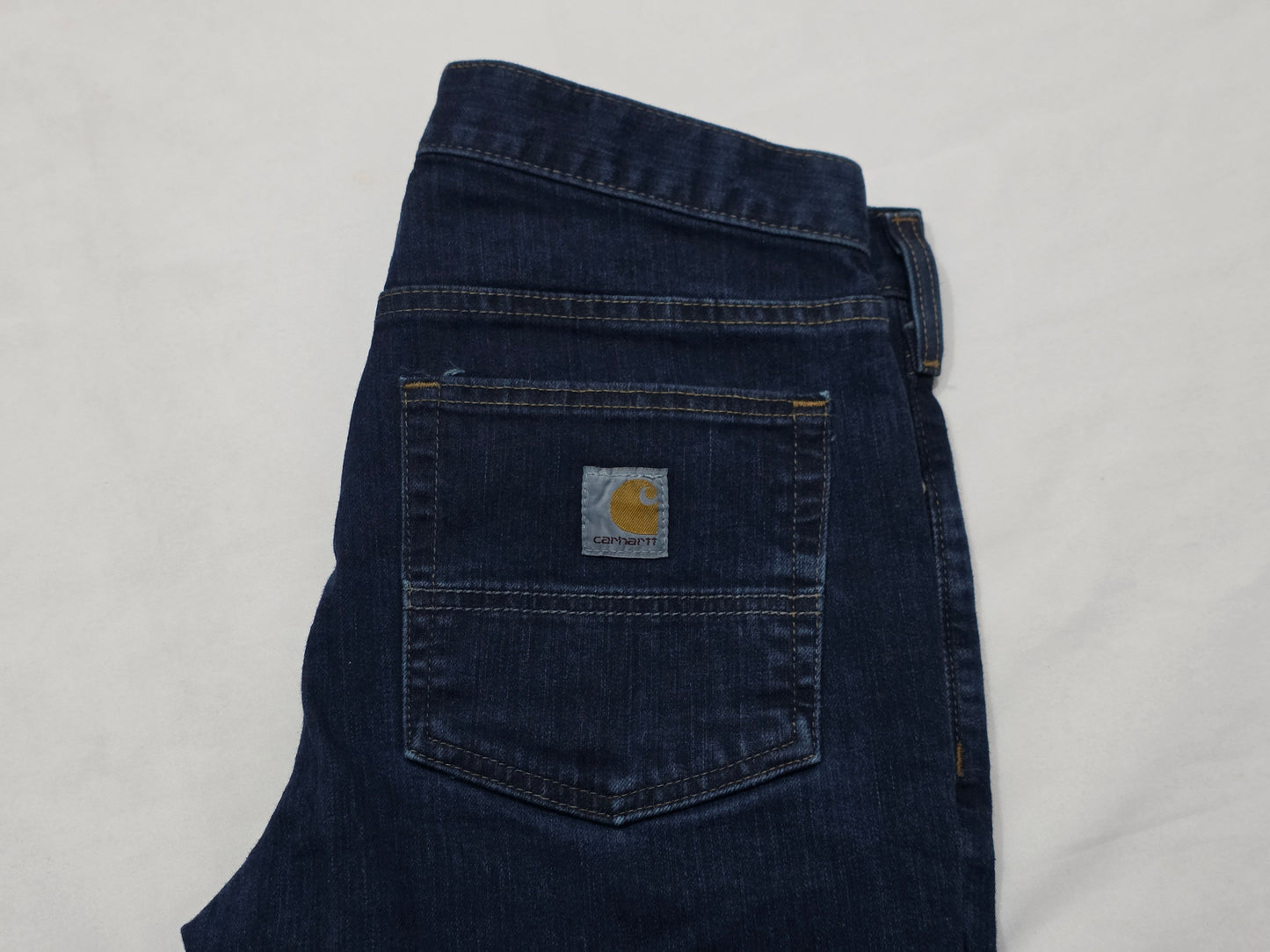 Pantalon Recto Carhartt 30x32 Azul Straightfit