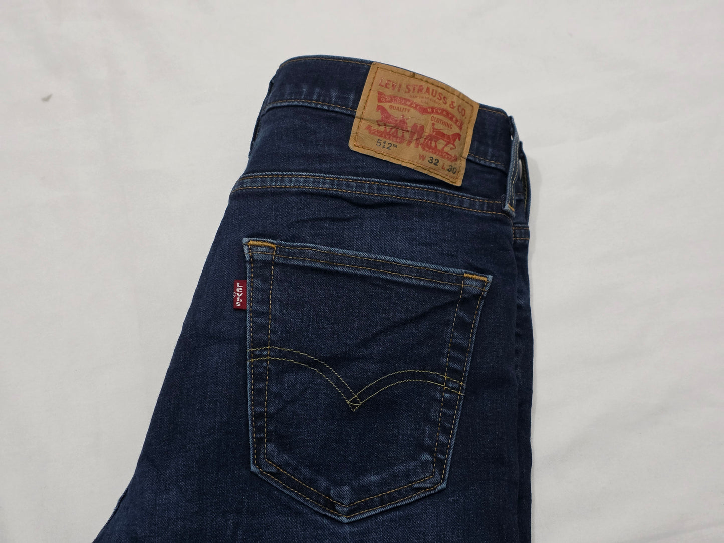 Pantalon Skinny Levis 512 32x30 Azul Marino