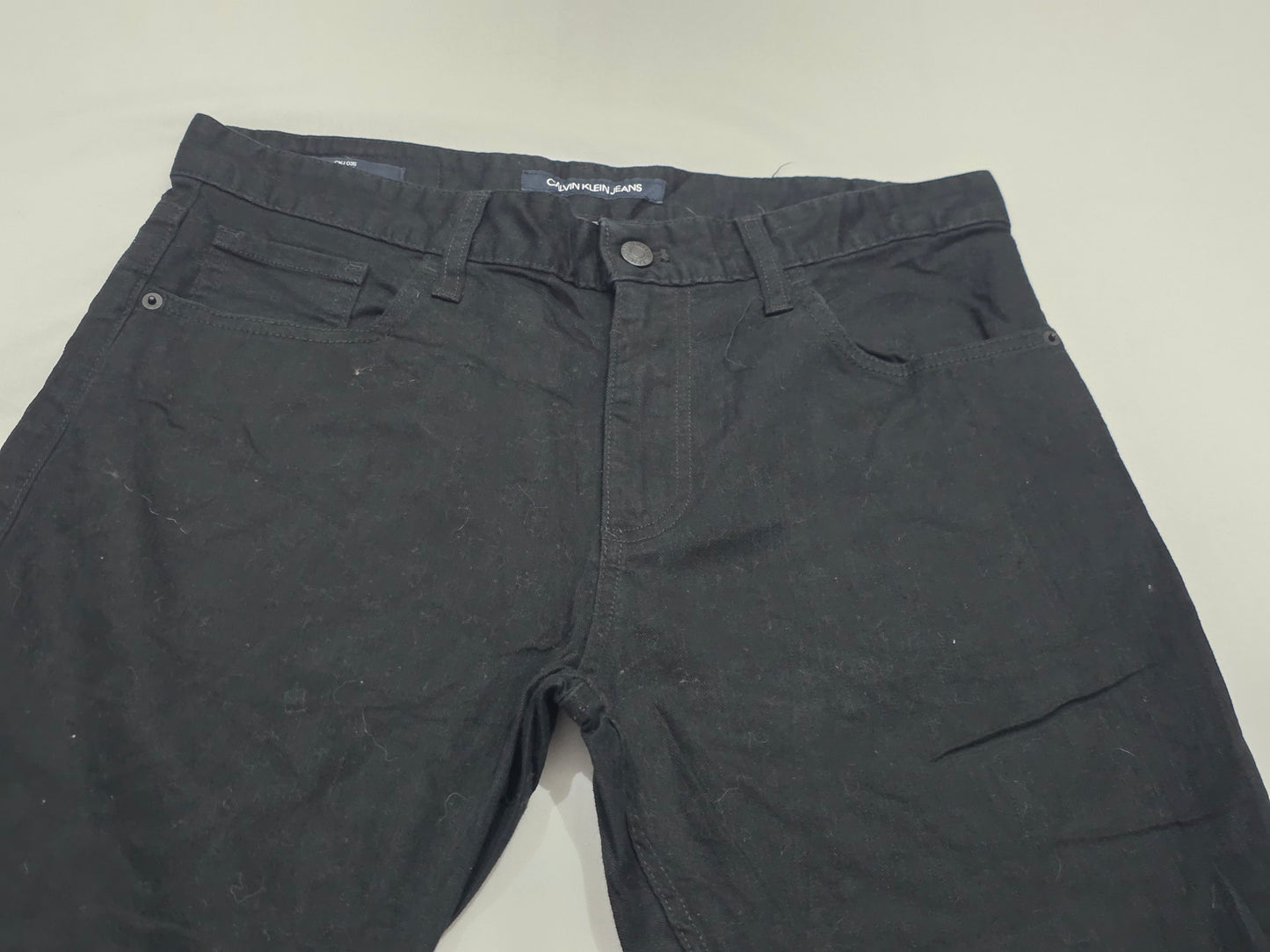 Pantalon Recto Calvin Klein 32x30 Negro