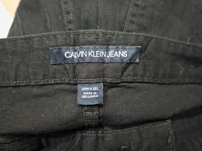 Pantalon Recto Calvin Klein 32x30 Negro