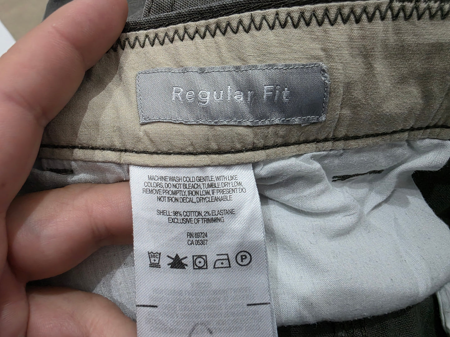 Pantalon Regular Fit Columbia 36x30 Verde