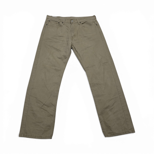Pantalon Recto Levis 505 36x32 Cafe Claro