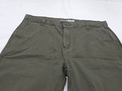 Pantalon Relaxed Fit Carhartt 38x32 Verde (Usado)