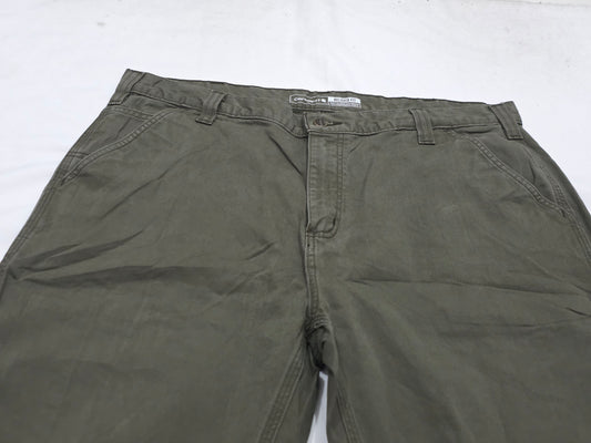 Pantalon Relaxed Fit Carhartt 38x32 Verde (Usado)