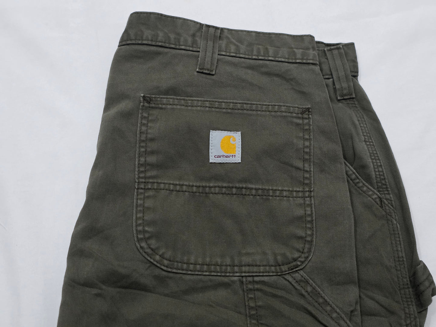 Pantalon Relaxed Fit Carhartt 38x32 Verde (Usado)