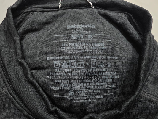 Playera Manga Larga Patagonia Xchico Xs Negro
