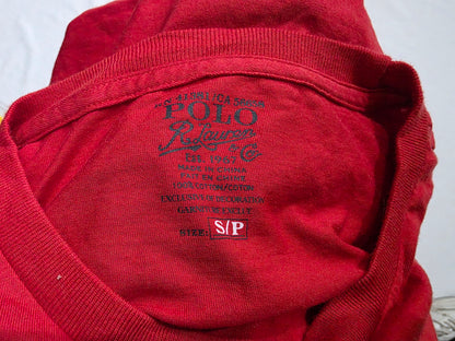 Playera Manga Larga Ralph Lauren Chico S Rojo