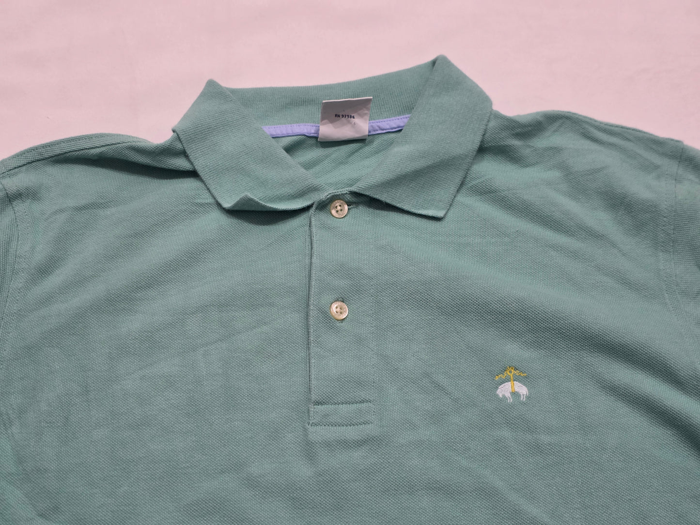Playera Polo Brooks Brothers Chico S Verde