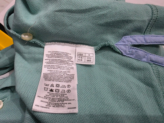 Playera Polo Brooks Brothers Chico S Verde