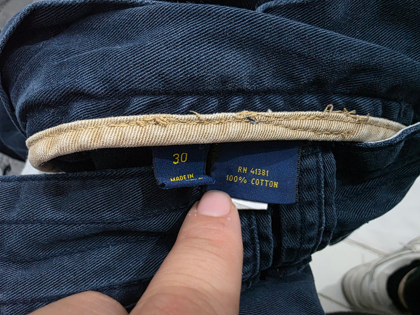 Bermuda Cargo Ralph Lauren Talla 30 Azul