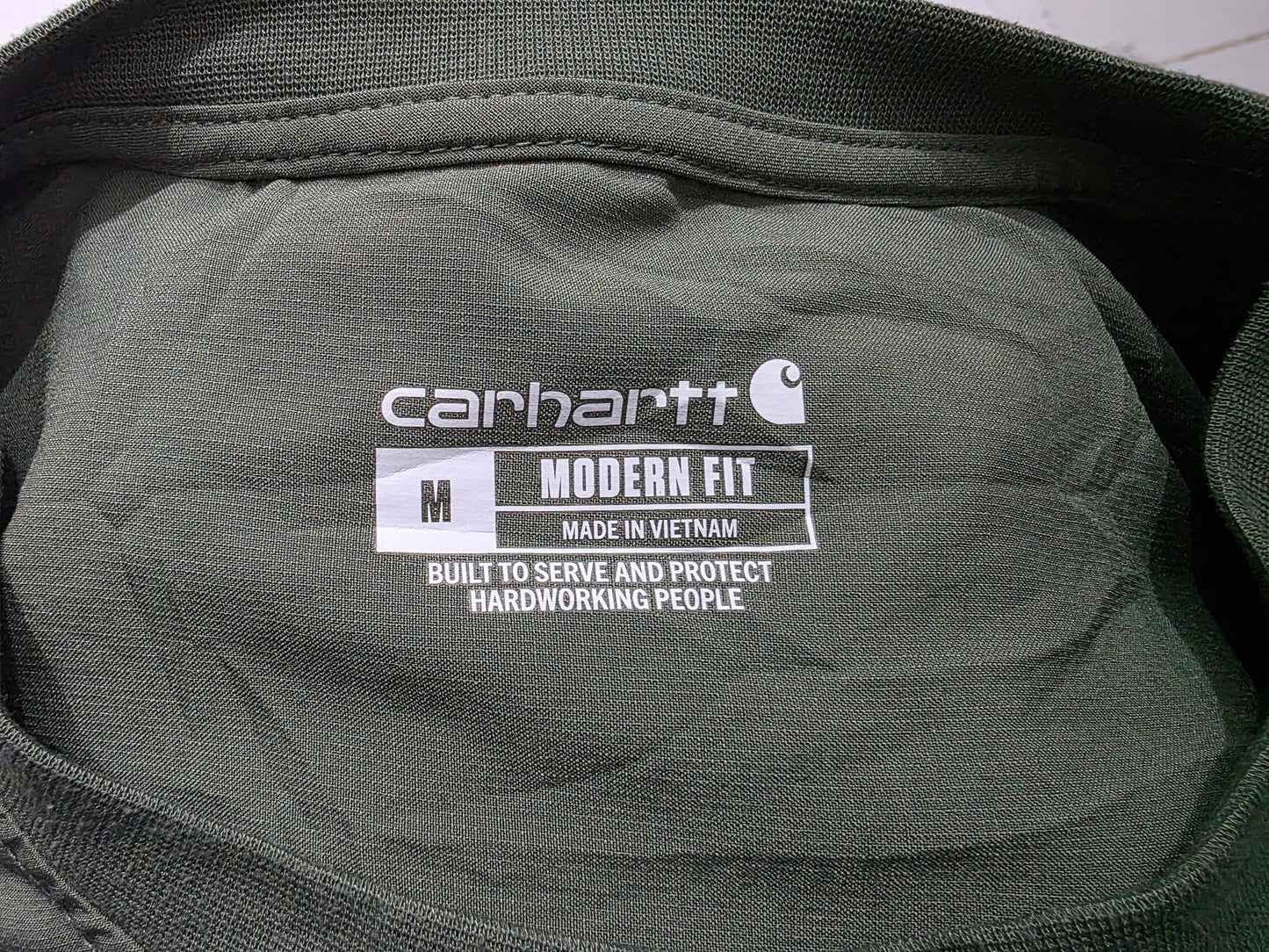 Playera Modern Fit Carhartt Mediana M Verde