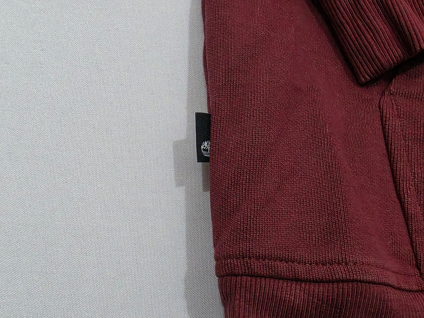 Sudadera Timberland Mediana M Vino Deslavado