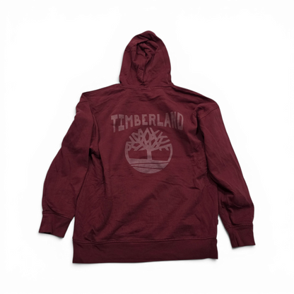 Sudadera Timberland Mediana M Vino Deslavado
