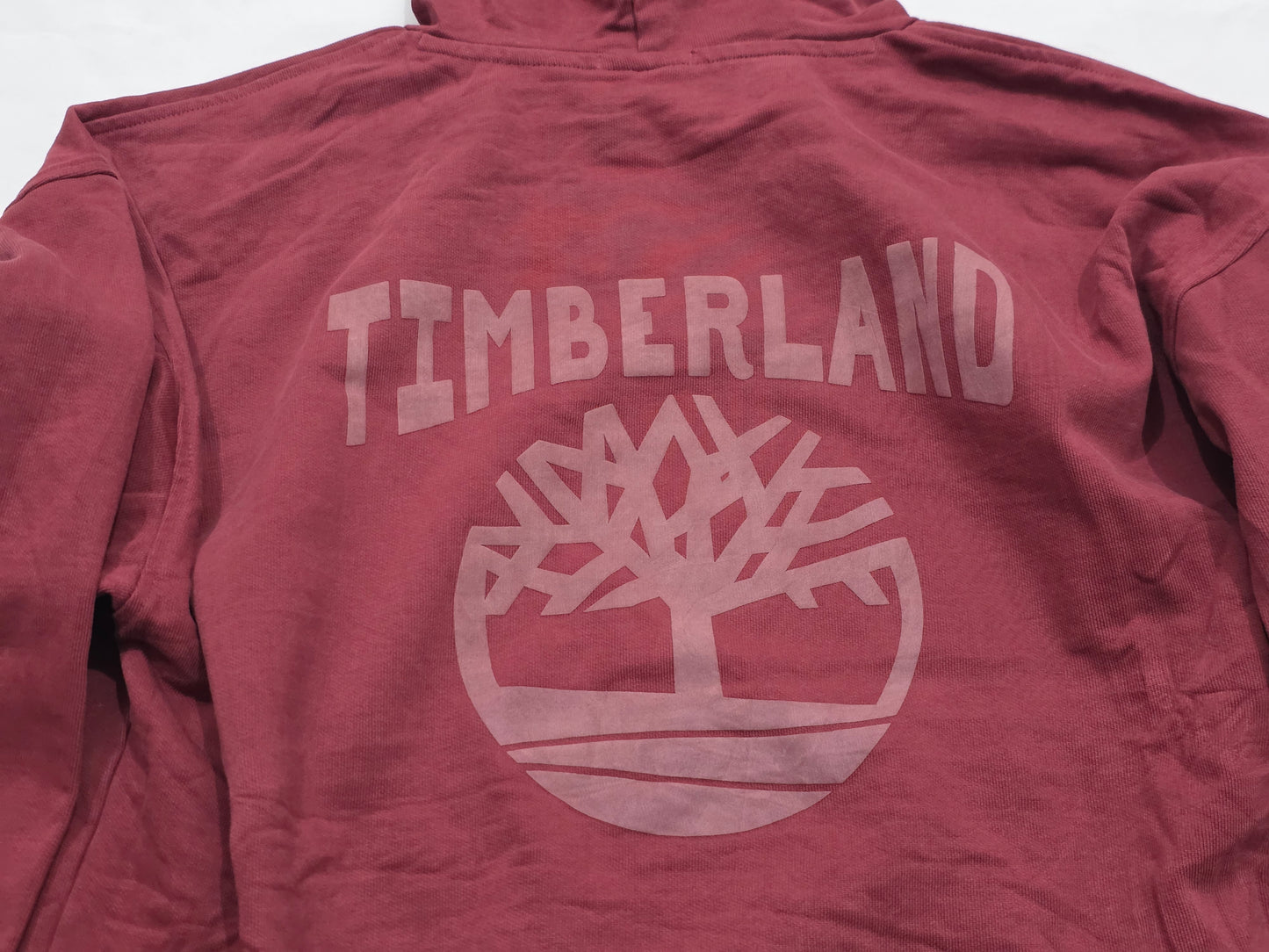 Sudadera Timberland Mediana M Vino Deslavado
