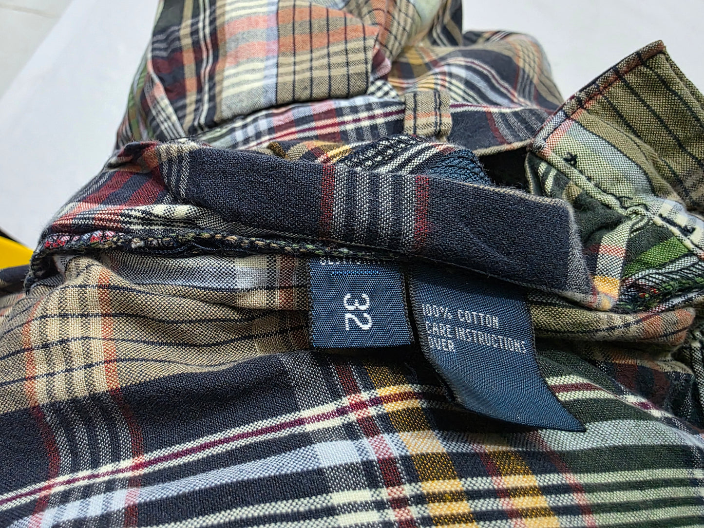 Bermuda Ralph Lauren Talla 32 Cuadro Colors