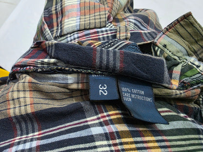 Bermuda Ralph Lauren Talla 32 Cuadro Colors